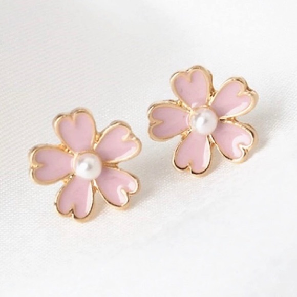 💙💎GRATEFUL💙MAKER💎💙 Jewelry - NEW!💙💎🌸PRETTY! LITTLE PINK HEART FLOWERS!🌸💎💙